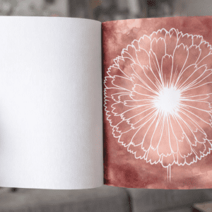 birth month flower ink tracing coloring book september birth month flower ink tracing coloring book september