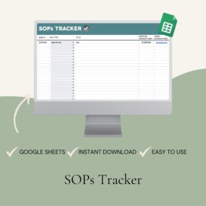 sop tracker